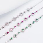 gourmette f argent 261