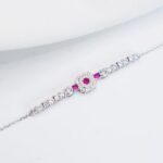 gourmette f argent 254