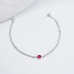 gourmette f argent 282