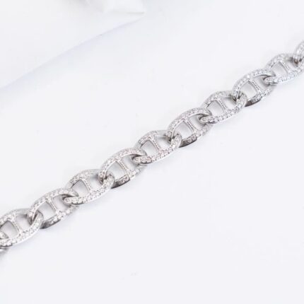 gourmette f argent 314