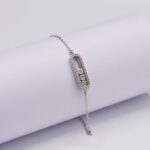 gourmette f argent 144