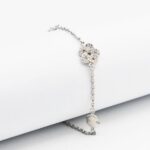 gourmette f argent 195