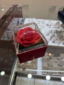 coffret bijoux fleur haute