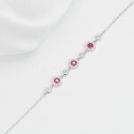 gourmette f argent 354