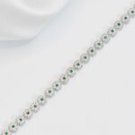 gourmette f argent 358