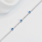 gourmette f argent 353