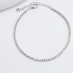 gourmette f argent 329