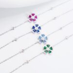 gourmette f argent 252